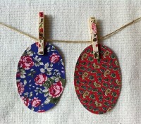 Paisley and Rose Spring 2013 Iron on Elbow Patches by Vintage Patch