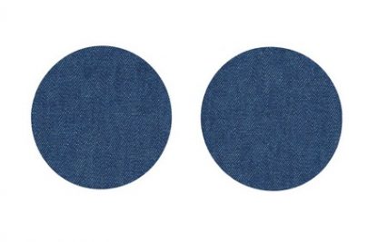 Mid Blue Denim Iron On Elbow / Knee Patches - Image 5