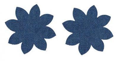 Mid Blue Denim Iron On Elbow / Knee Patches - Image 6