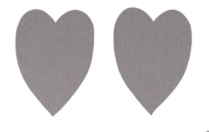 Grey Denim Iron On Elbow / Knee Patches - Image 2