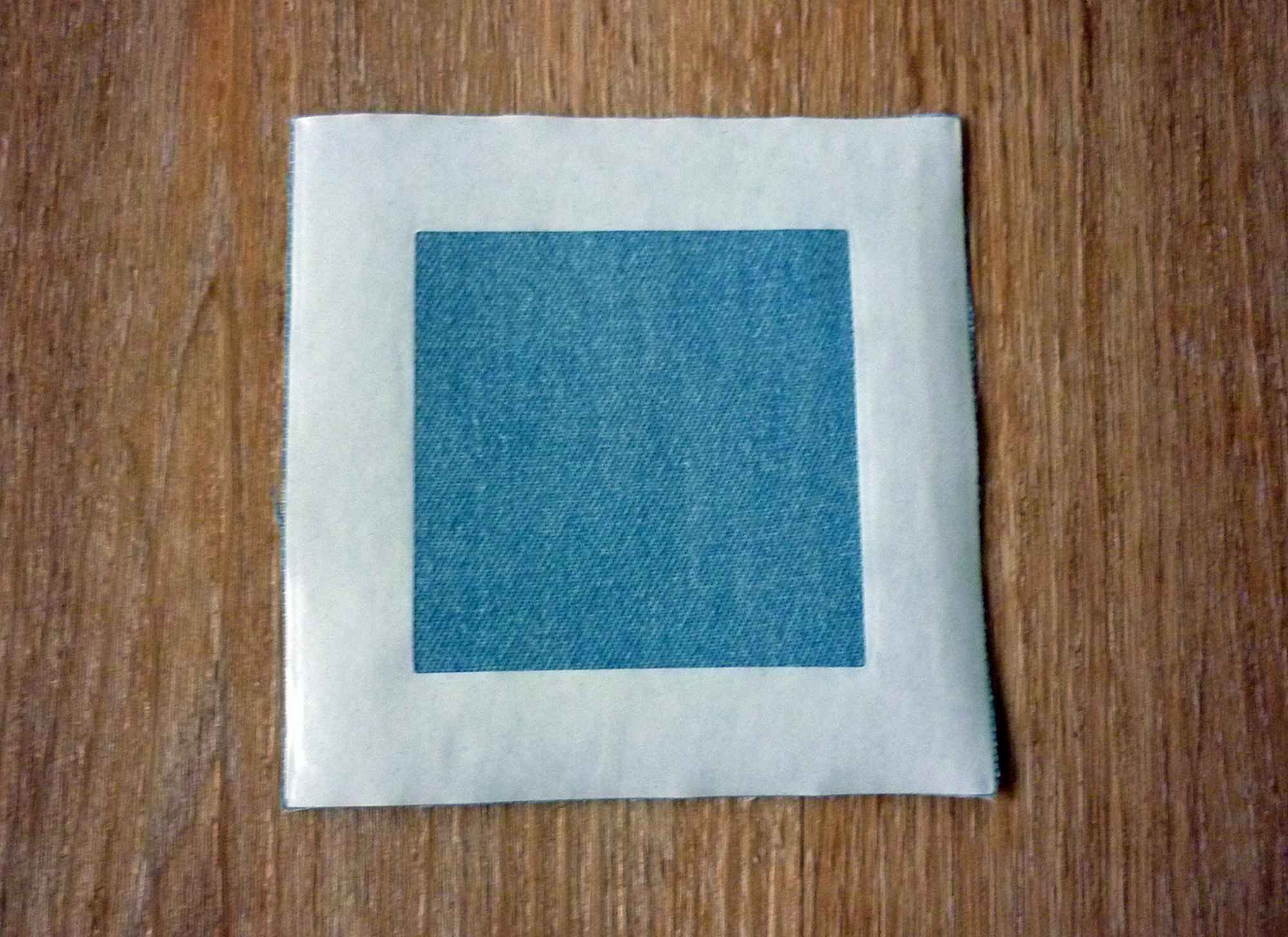Jeans Repair Undercover Patch, Faded Distressed Blue Denim - Image 2