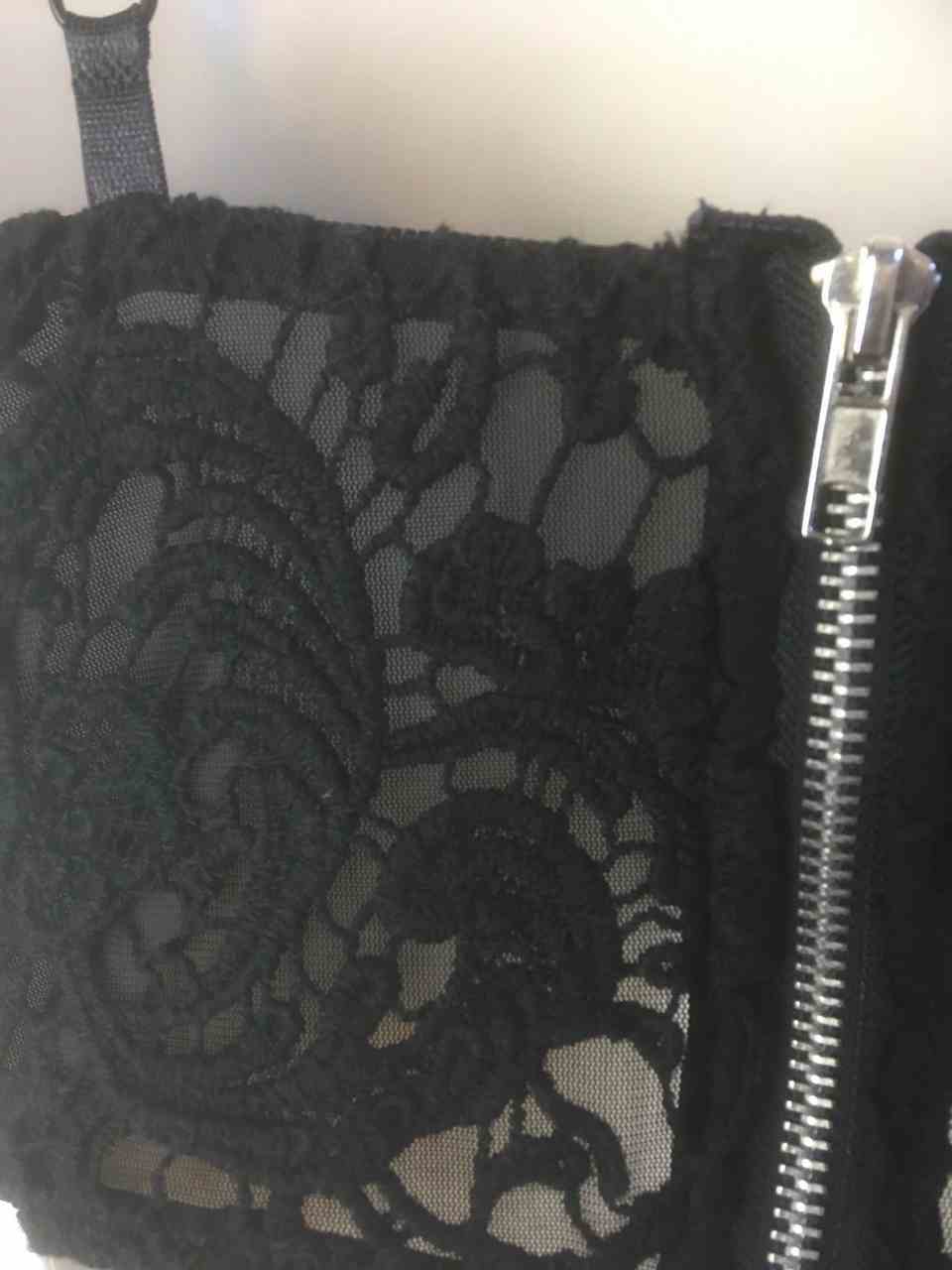 MISO Black Lace Bralet Very Pretty Size UK 8 Good Condition - Image 5