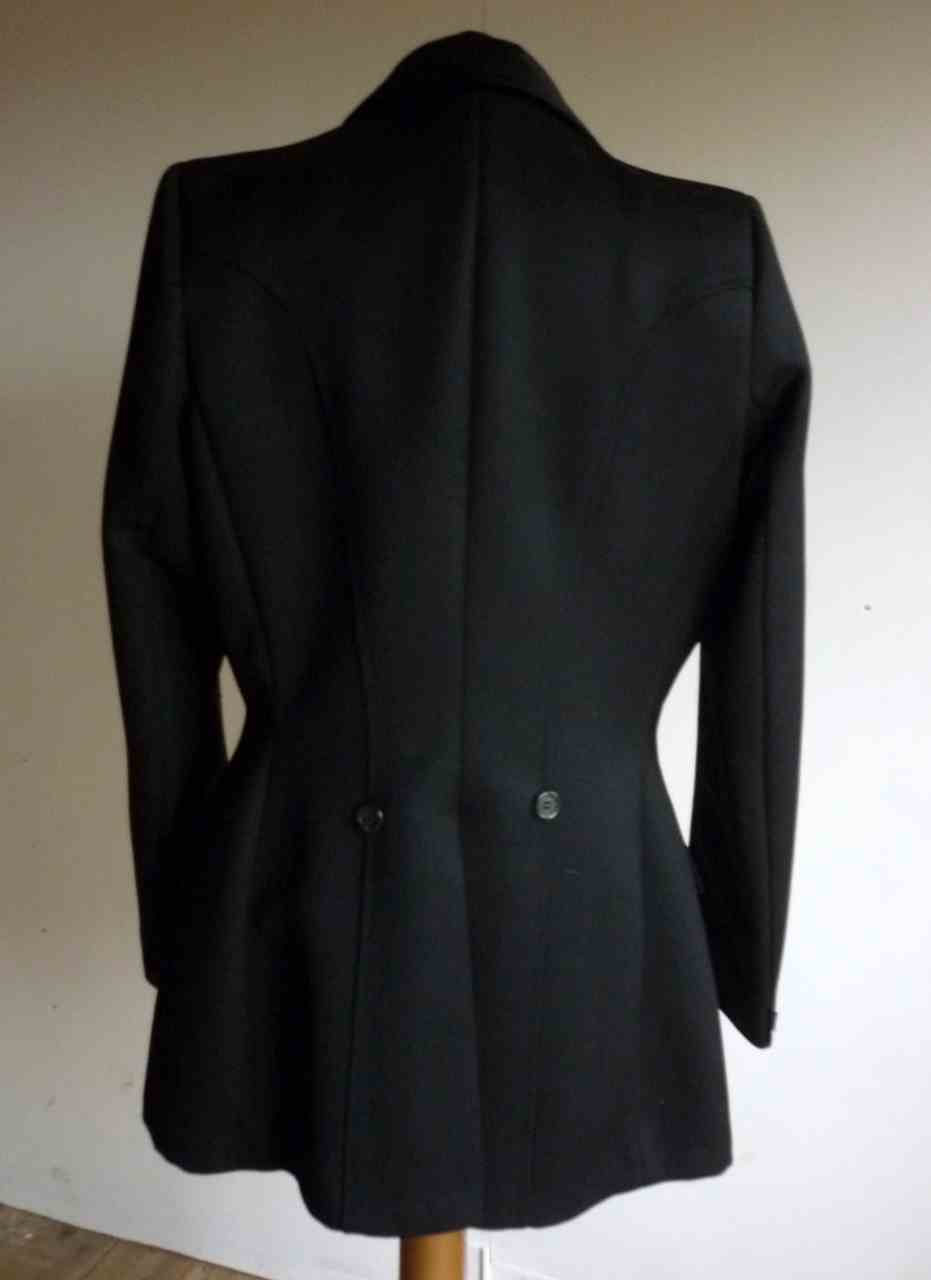 Black Wool AACHEN Riding Show Hunt Jacket by CALDENE Size 38 / UK 14 Immaculate - Image 2