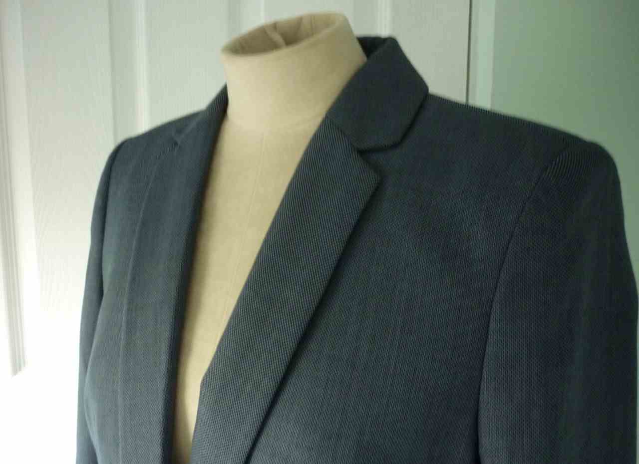 Blue Shift Dress and Jacket Suit NEXT, Size 12/14, Wool Blend, Excellent Condition - Image 8
