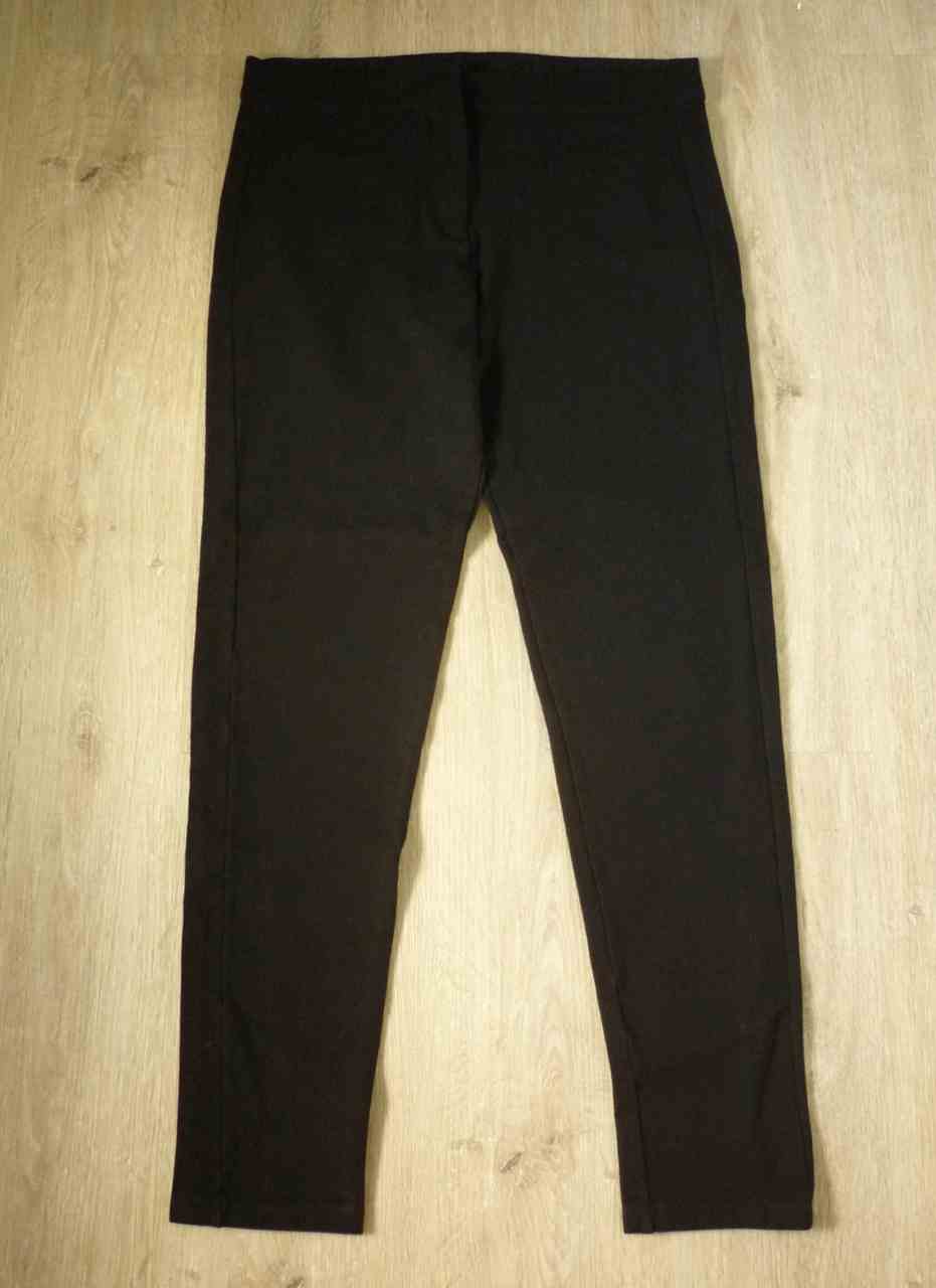 Black Stretch Trousers by M&S, Size UK 12, Narrow Leg, Smart, Excellent Condition