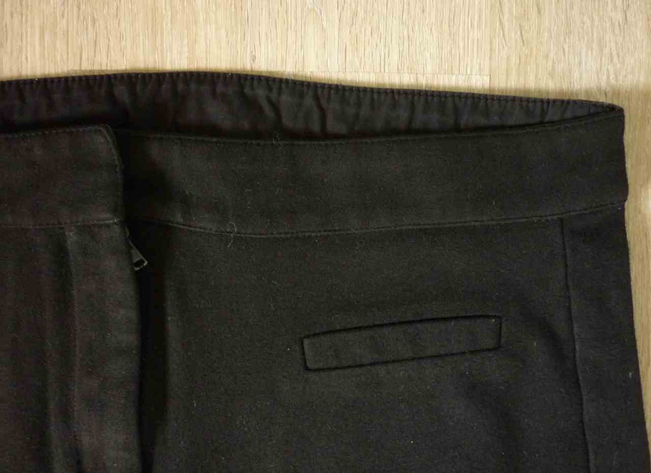 Black Stretch Trousers by M&S, Size UK 12, Narrow Leg, Smart, Excellent Condition - Image 3