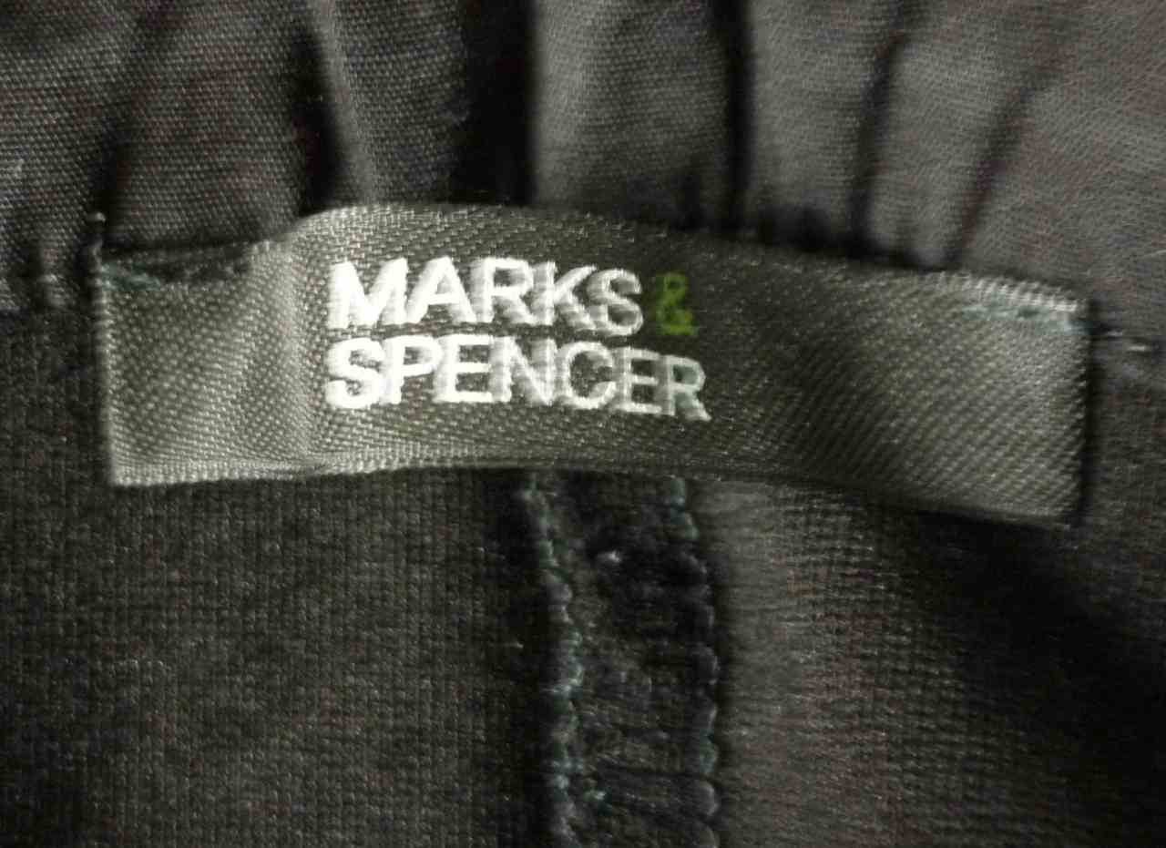 Black Stretch Trousers by M&S, Size UK 12, Narrow Leg, Smart, Excellent Condition - Image 4