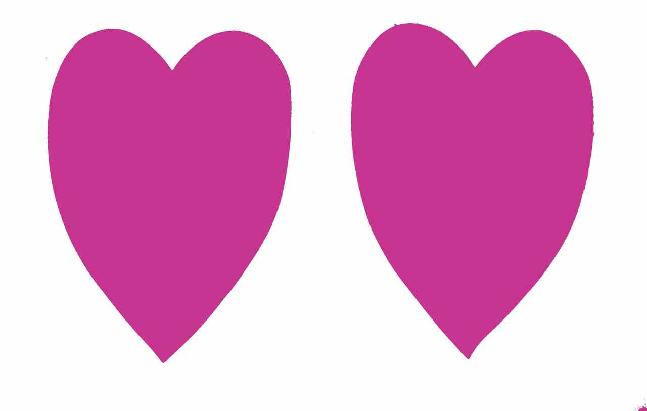 Bright Pink Plain Cotton Iron On Elbow / Knee Patches - Image 2