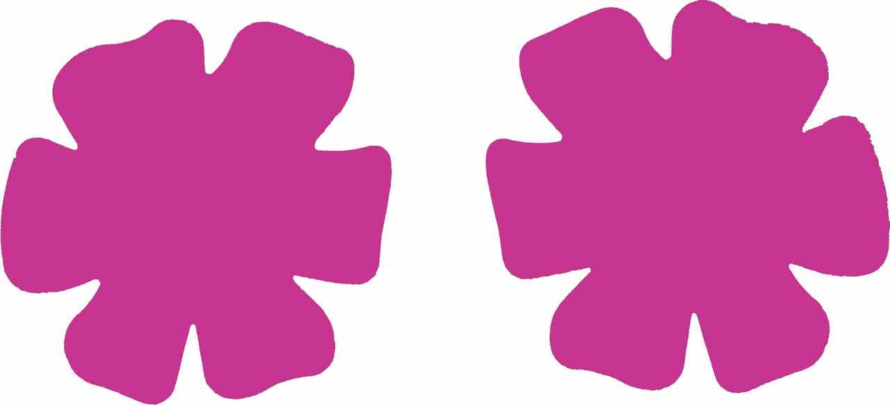 Bright Pink Plain Cotton Iron On Elbow / Knee Patches - Image 7