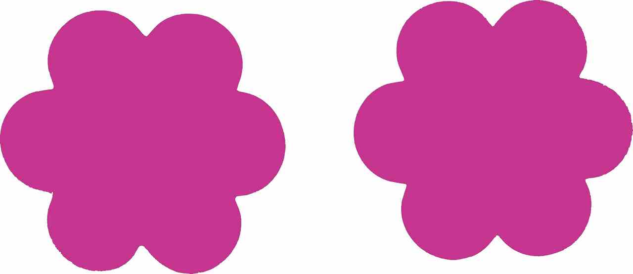 Bright Pink Plain Cotton Iron On Elbow / Knee Patches - Image 8