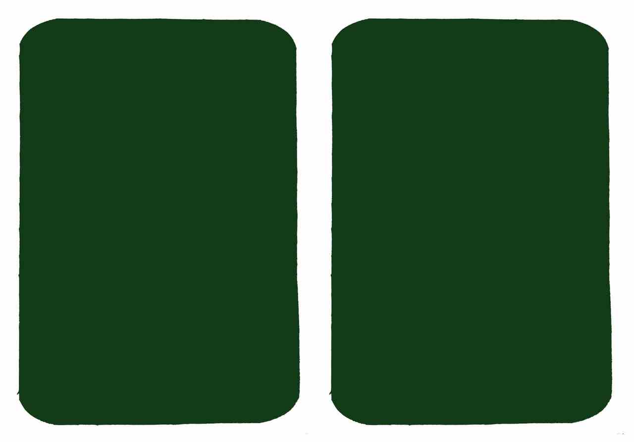 Dark Green Plain Cotton Iron On Elbow / Knee Patches - Image 3