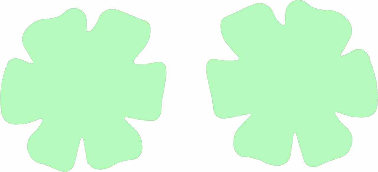 Mint Green Plain Cotton Iron On Elbow / Knee Patches - Image 7