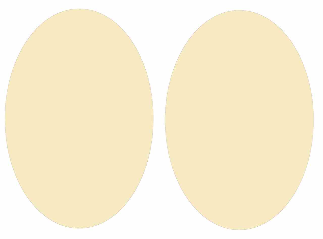 Cream Plain Cotton Iron On Elbow / Knee Patches