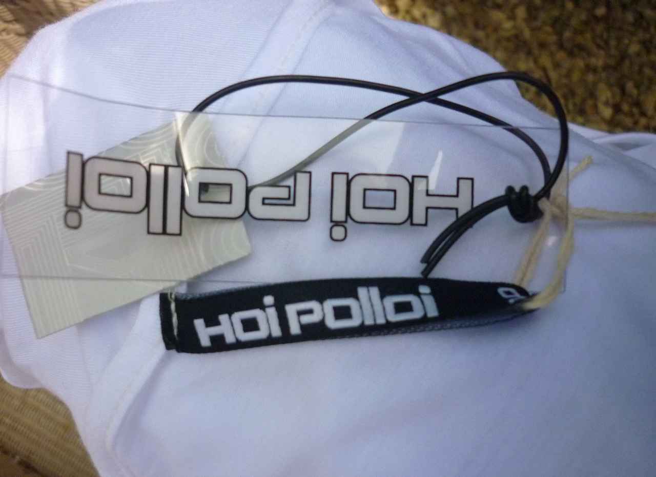 White Boxy T Shirt Sleeveless with Skull Motif by HOI POLLOI Size 10 New - Image 5