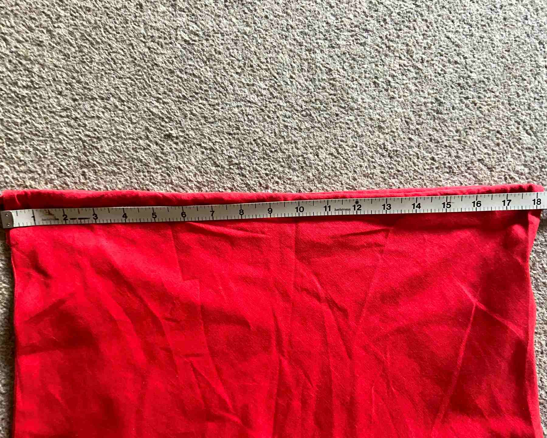 Red Linen Drawstring Tiered Peasant Skirt ATMOSPHERE Size UK 8 36 Knee Length - Image 6