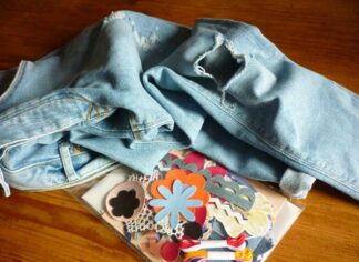 How to Customise your Jeans with a Vintage-Patch Iron on Patching Decor ...