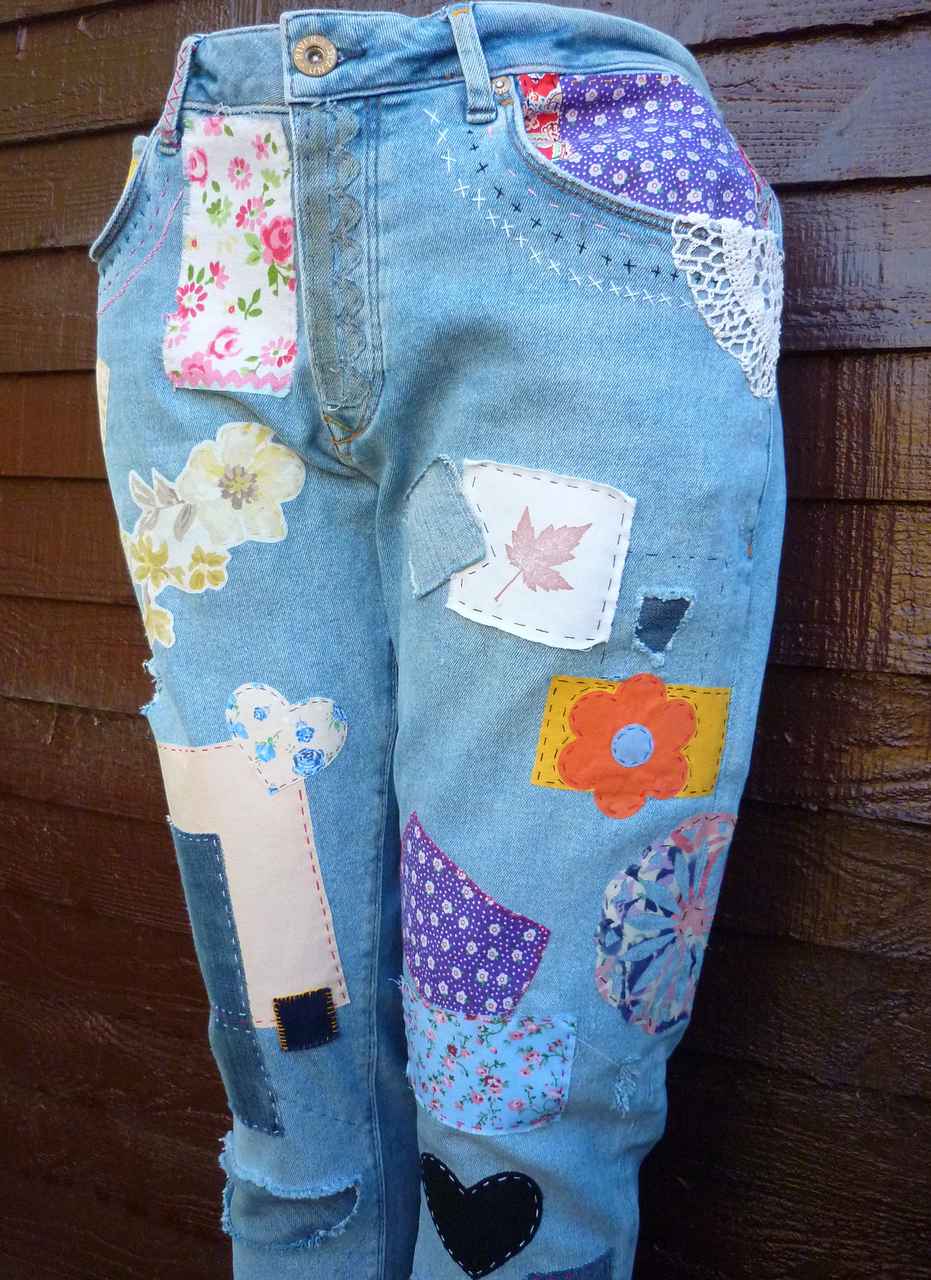 Vintage-Patch Iron and Sew Jeans Patch Decor Kit – Vintage Patch