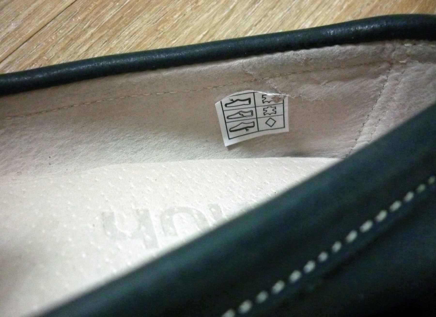 Navy Blue Leather Moccasin Flat Shoes by SCHUH Size 4 (37) Excellent Condition - Image 10