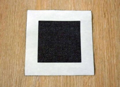 Jeans Repair Undercover Patch Black Denim Peekaboo Effect - Image 2