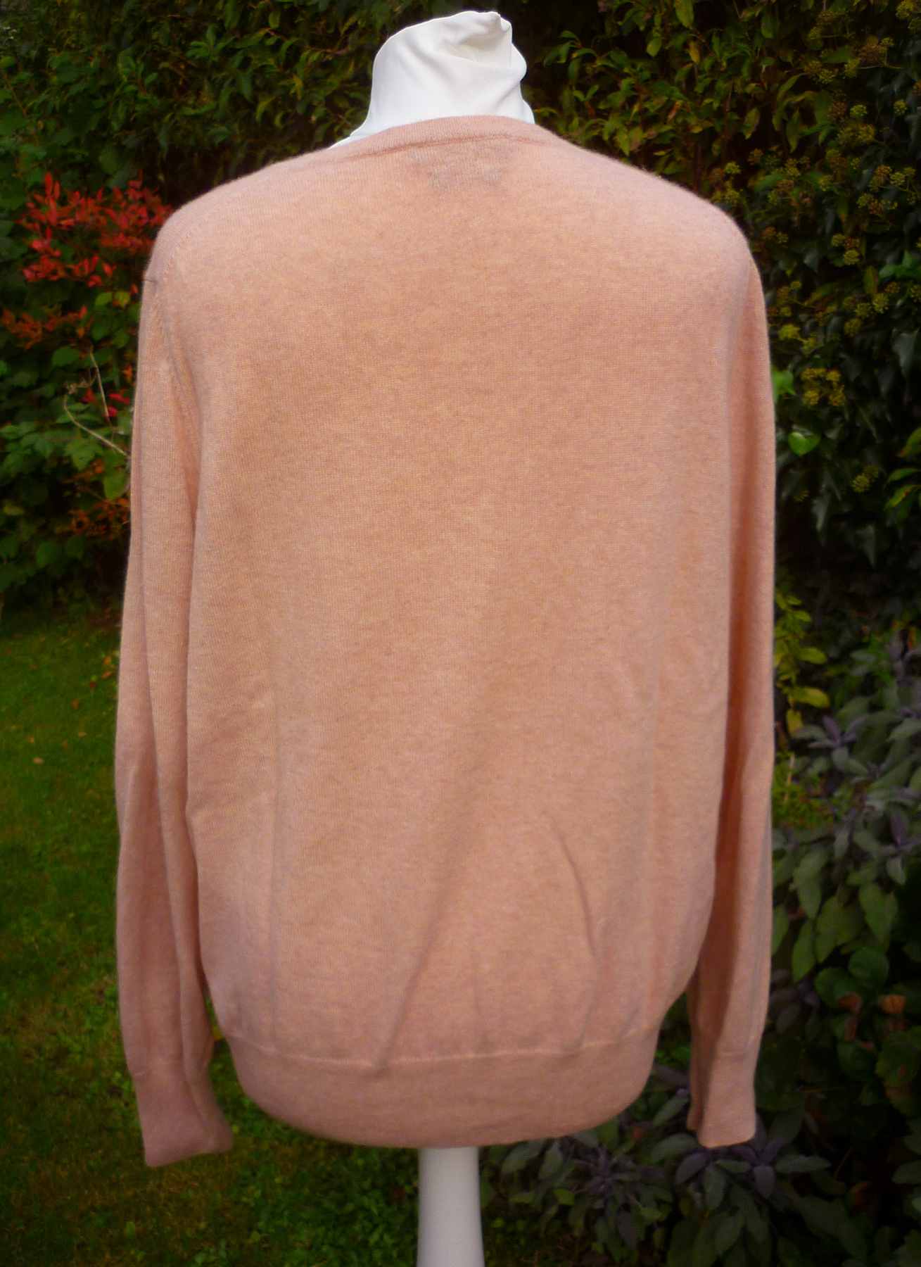 Pink Pure Cashmere Jumper AUTOGRAPH M&S UK18 (46) V Neck Long Sleeve - Image 2