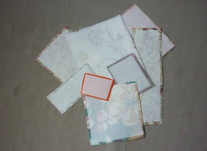 Vintage-Patch Iron & Sew Brown Shades Floral Cotton Fray Edge Patch Kit - Image 3