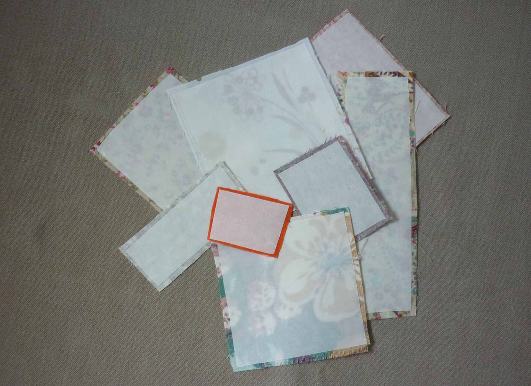 Vintage-Patch Iron & Sew Brown Shades Floral Cotton Fray Edge Patch Kit - Image 3