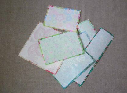 Vintage-Patch Iron & Sew Green Shades Floral Cotton Fray Edge Patch Kit - Image 3