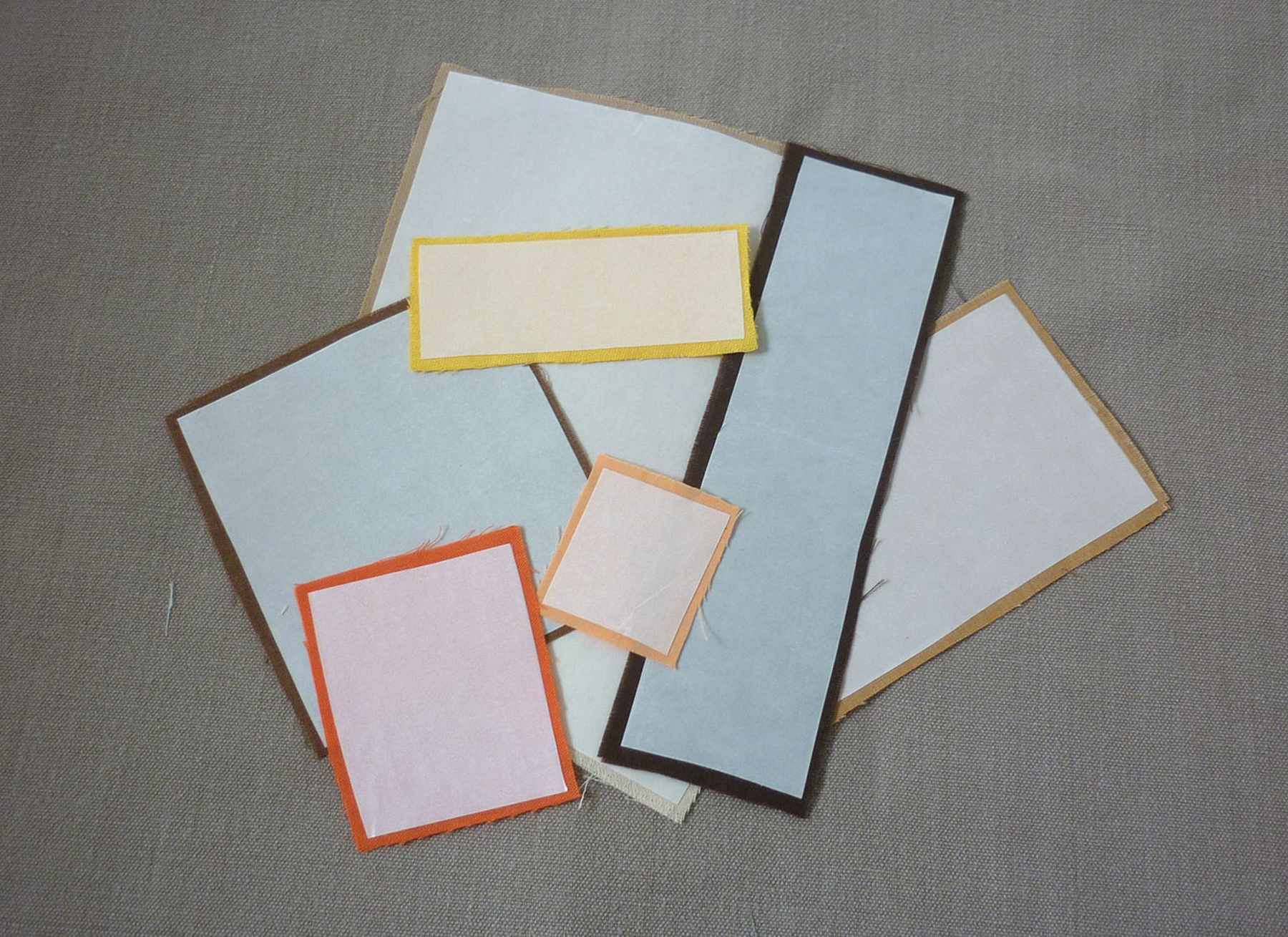 Vintage-Patch Iron & Sew Brown Shades Plain Cotton Fray Edge Patch Kit - Image 3