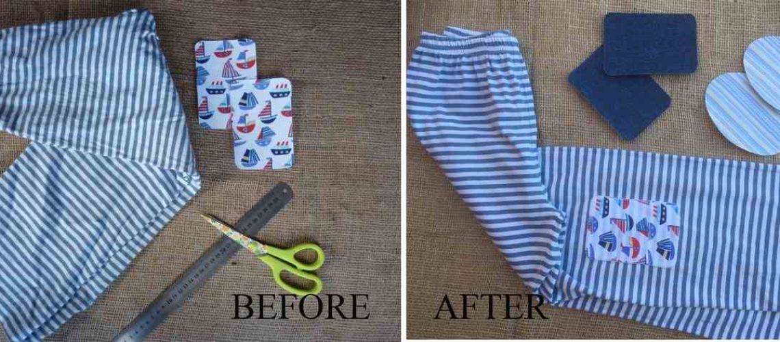 Sailboat Trousers Before and After